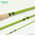 Verde Folha Gr663-3 Qualidade Feita Classic Fiberglass Fly Rod